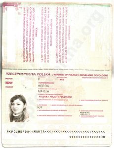 Martha's passport