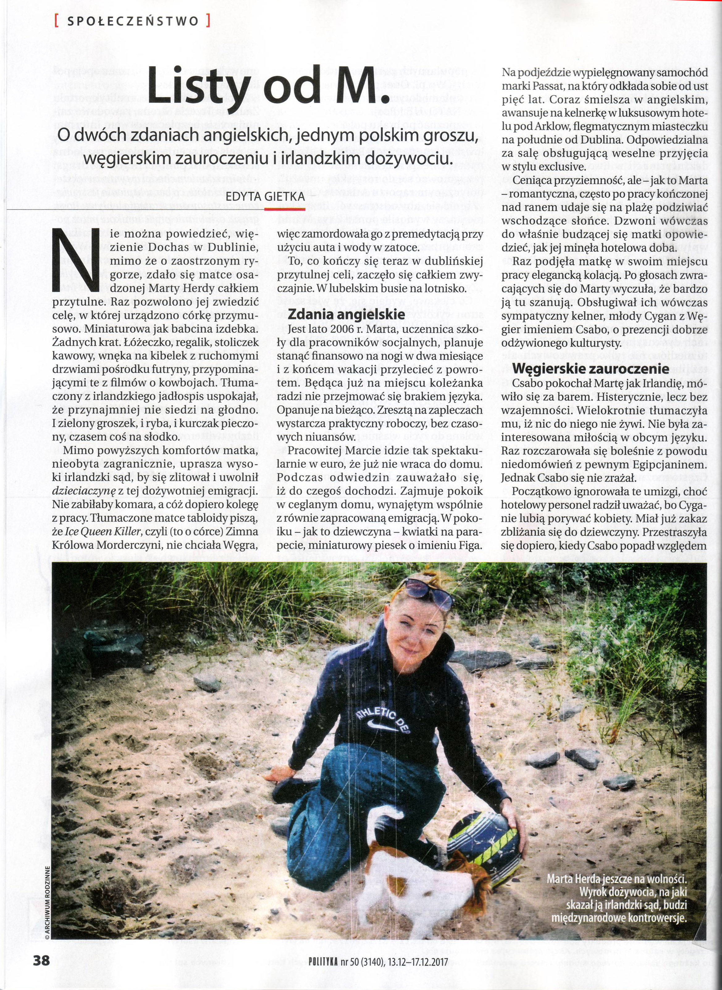 Article in "Polityka"